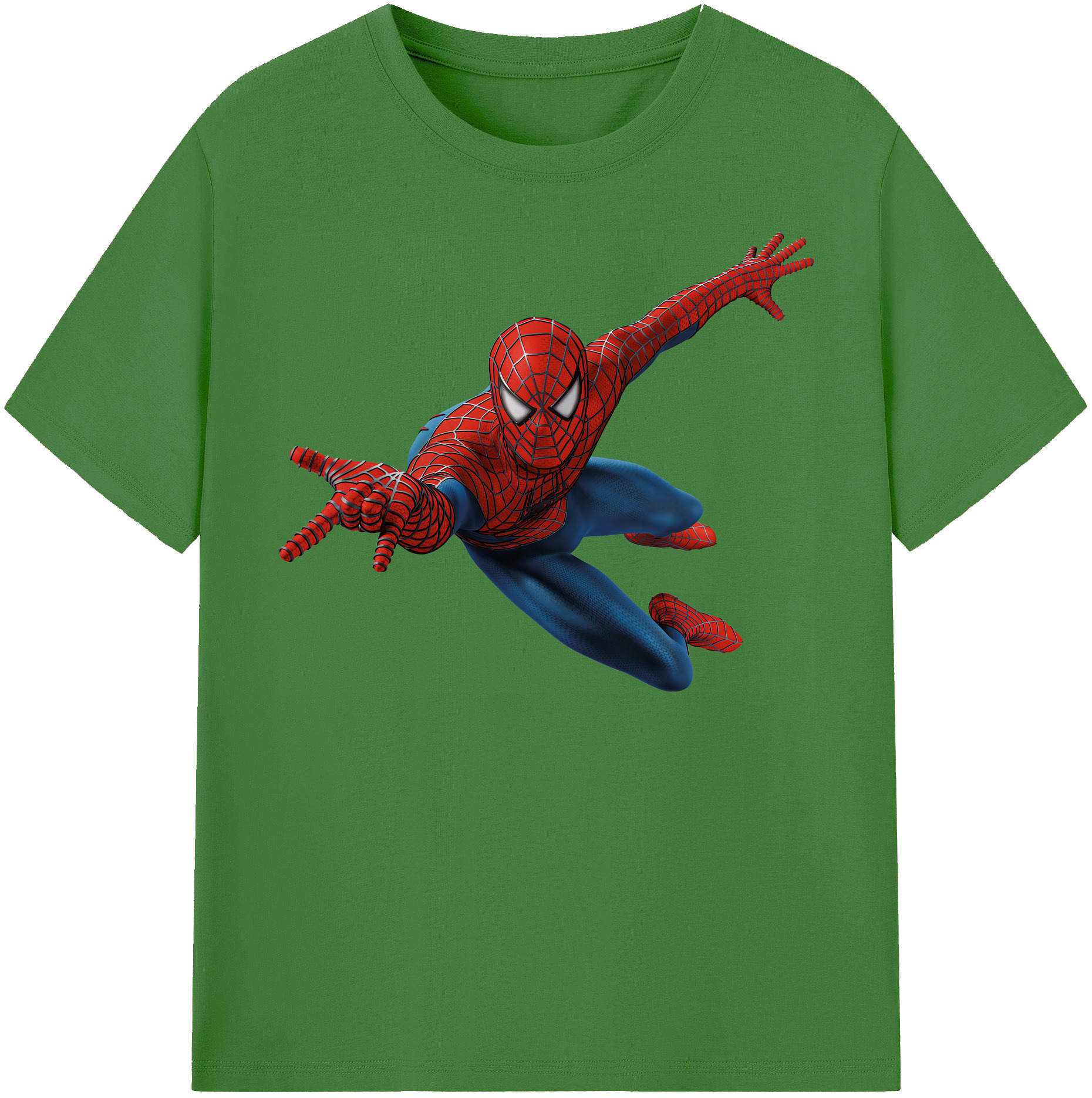 （画像用） Spider Man スパイダーマン レディースカジュアルプリントTシャツ（綿100％）
